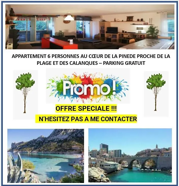 Marseille Entre Plage Et Calanques Chez Steph location